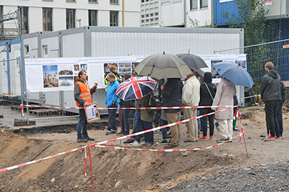 ... aber auch der Regen schreckte sie nicht ab.