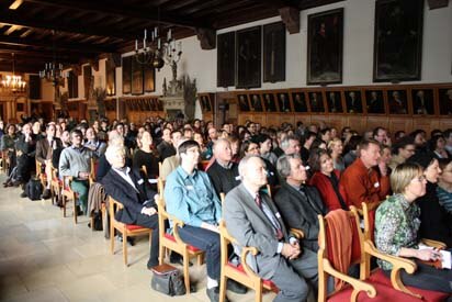 Der Festsaal im Alten Leipziger Rathaus bot der Tagung einen prachtvollen Rahmen.