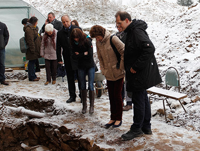 Die Grabungen auf dem Amtsberg werden im Frühjahr 2015 abgeschlossen.