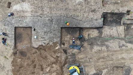 Drohnenaufnahme der Untersuchungsfläche