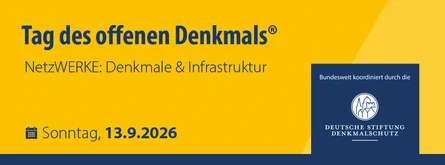 Ankündigung Tag des offenen Denkmals 2026