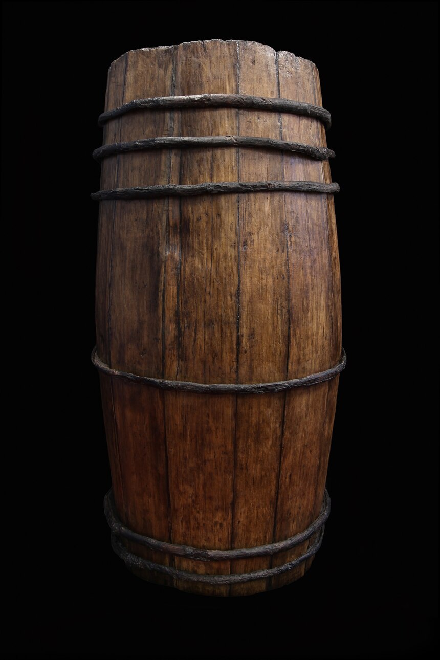 Das Fass nach der Restaurierung