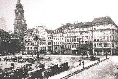 Der Markt in den 1920er Jahren.