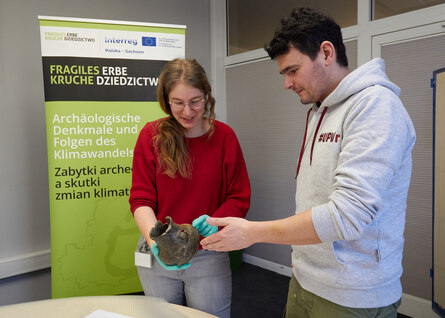 Fundübergabe in Dresden