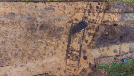 Hausgrundrisse aus der Vogelperspektive